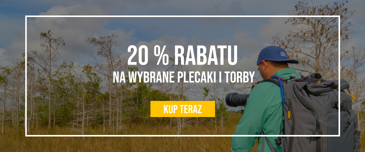 Wybrane torby i plecaki 20% taniej